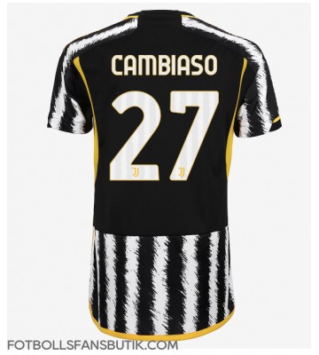 Juventus Andrea Cambiaso #27 Replika Hemmatröja Damer 2023-24 Kortärmad